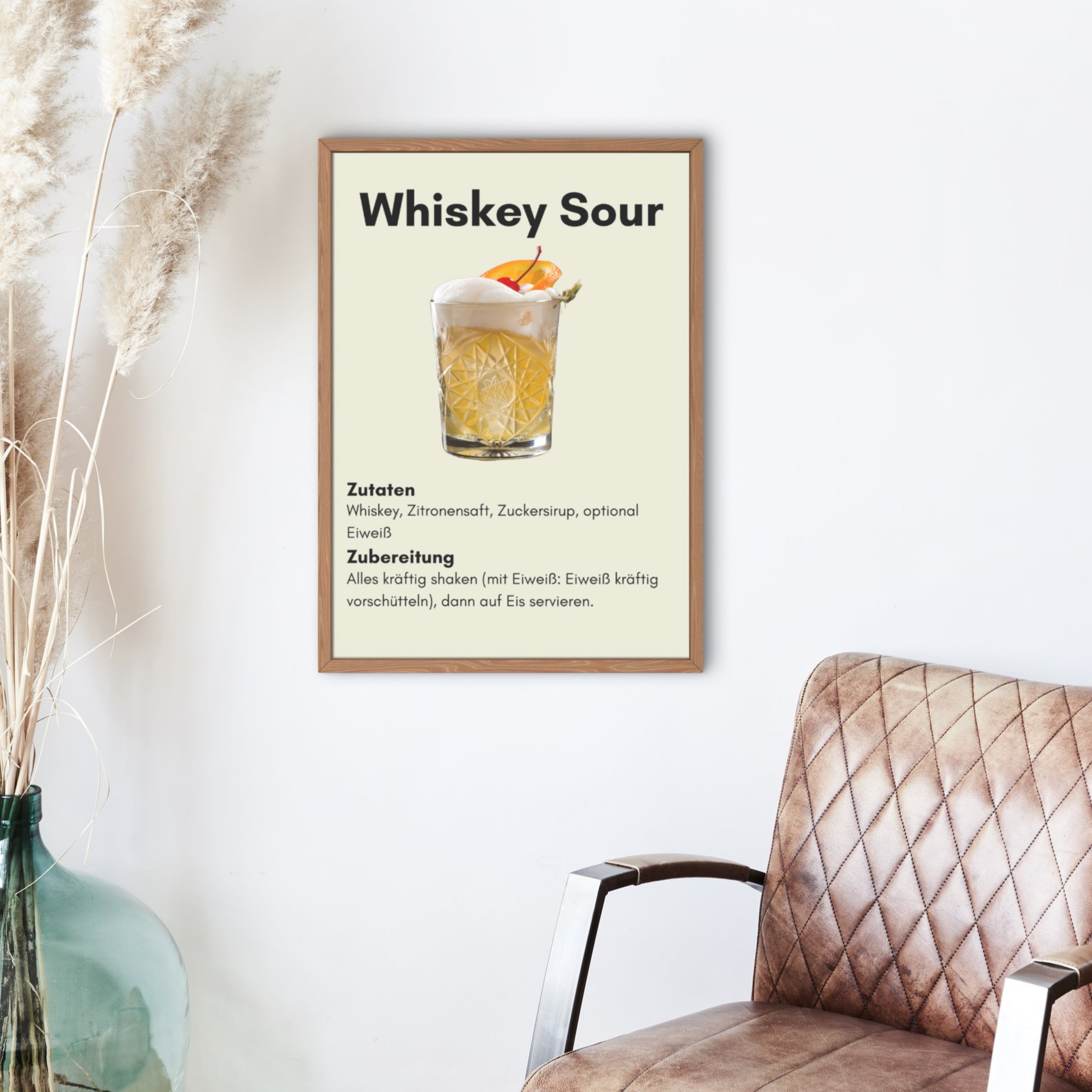 Cocktail Poster ohne Rahmen