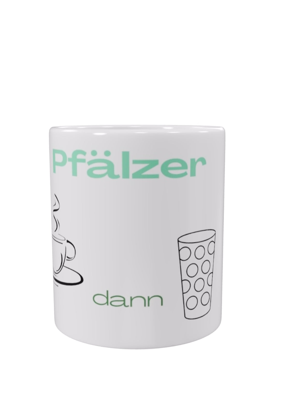 Pfälzer Tasse – „Erst Kaffee, dann Schorle“ | Lustige Geschenkidee mit Charakter (11oz)