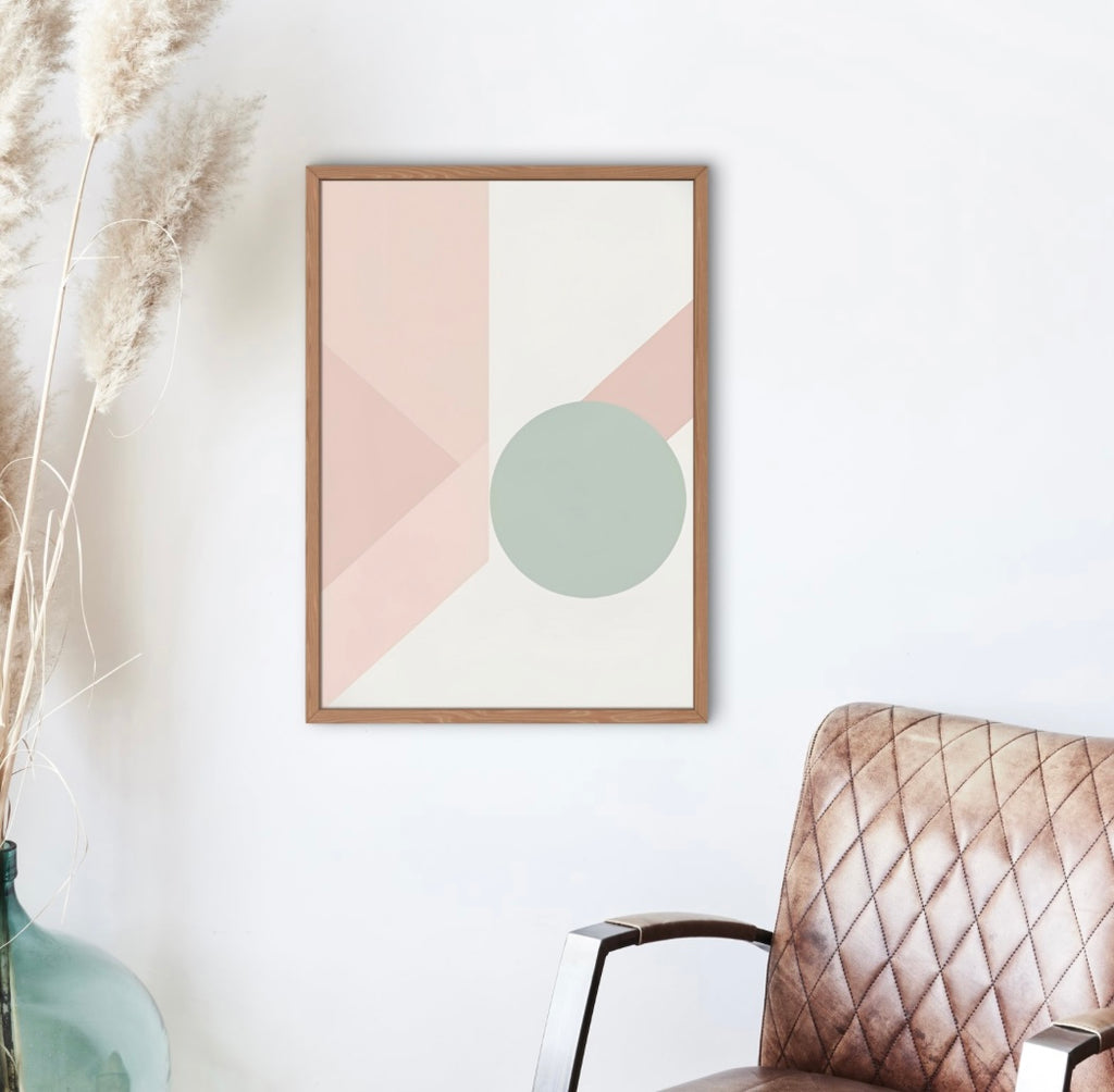 Poster Print A4 im Scandi Boho Style - Nachhaltiges Poster, Wandbild, Deko, Schlicht, elegant