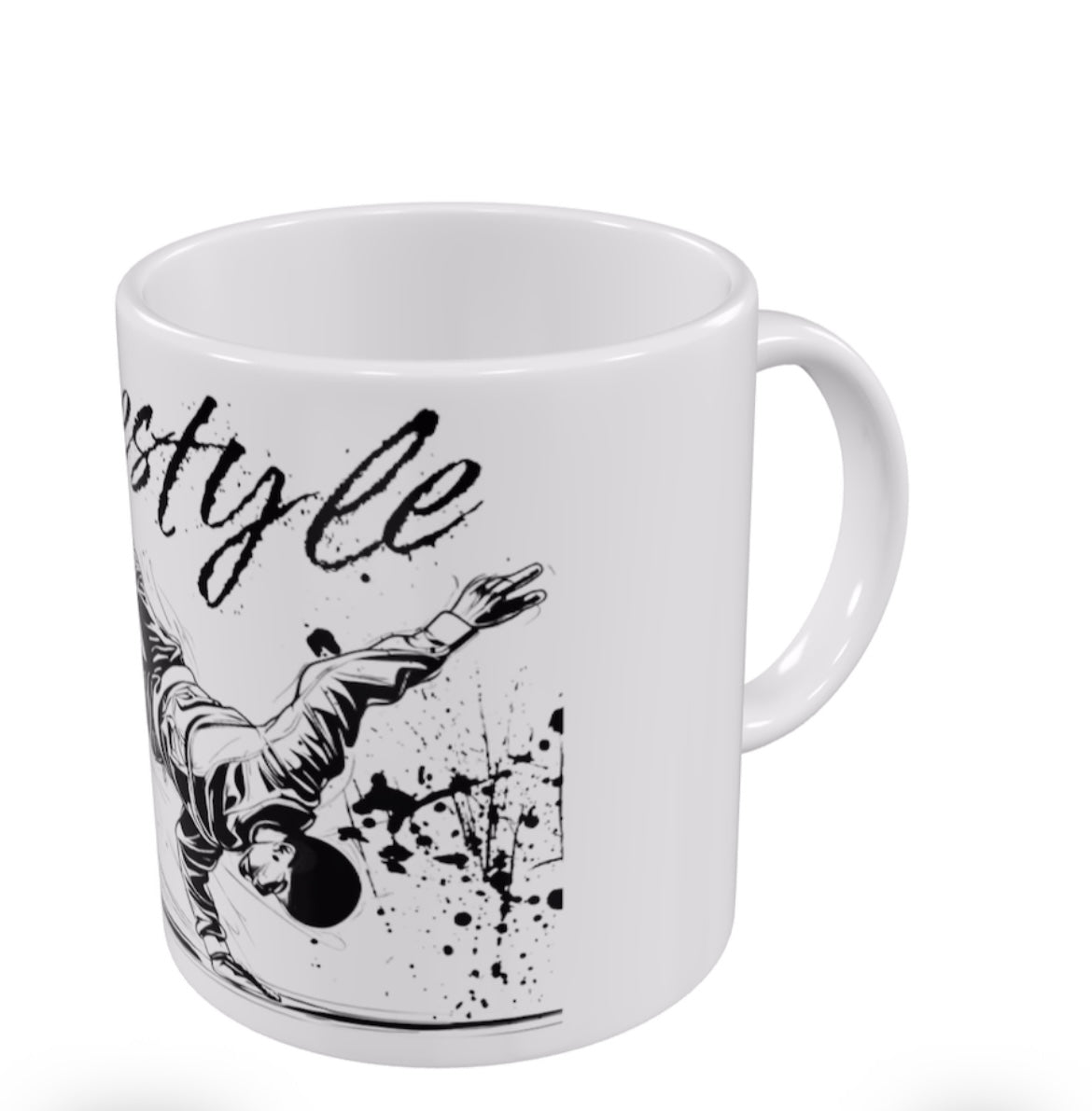 Freestyle Tasse - tolles Geschenk für Tänzer und Tanzlehrer/in (Keramik 325ml)