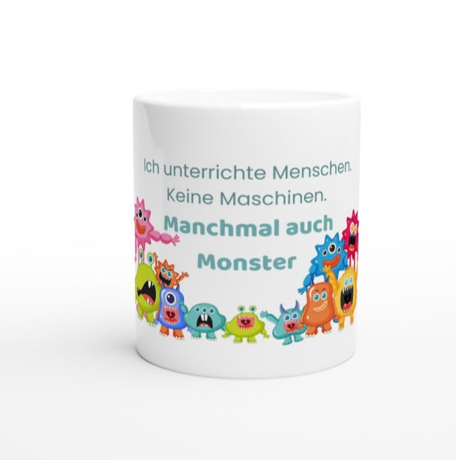 Lehrer Tasse mit Humor als Geschenk Geschenk zum Abschied (Keramik 325ml)