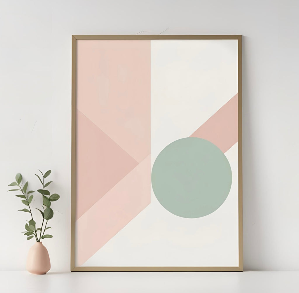 Poster Print A4 im Scandi Boho Style - Nachhaltiges Poster, Wandbild, Deko, Schlicht, elegant