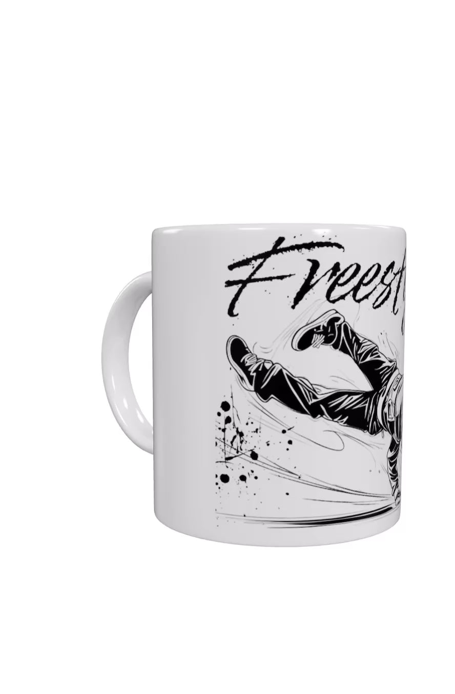 Freestyle Tasse - tolles Geschenk für Tänzer und Tanzlehrer/in (Keramik 325ml)